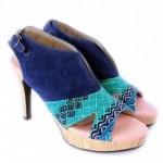 Sepatu Heels Sigourney Blue Bentenan Aqua Easter Egg