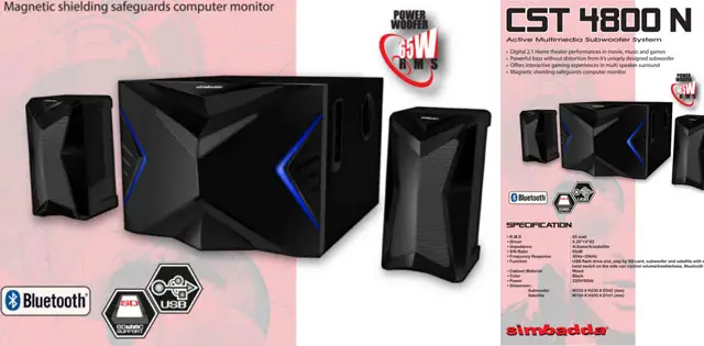 Simbadda Speaker CST 4800 N, Desain Futuristik Suara Menggelegar 10 Simbadda Speaker CST 4800 N