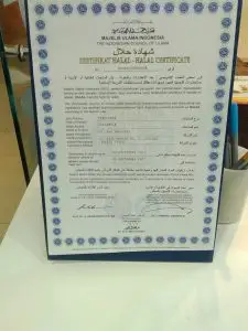 Sertifikat Halal HokBen Sertifikat Halal HokBen
